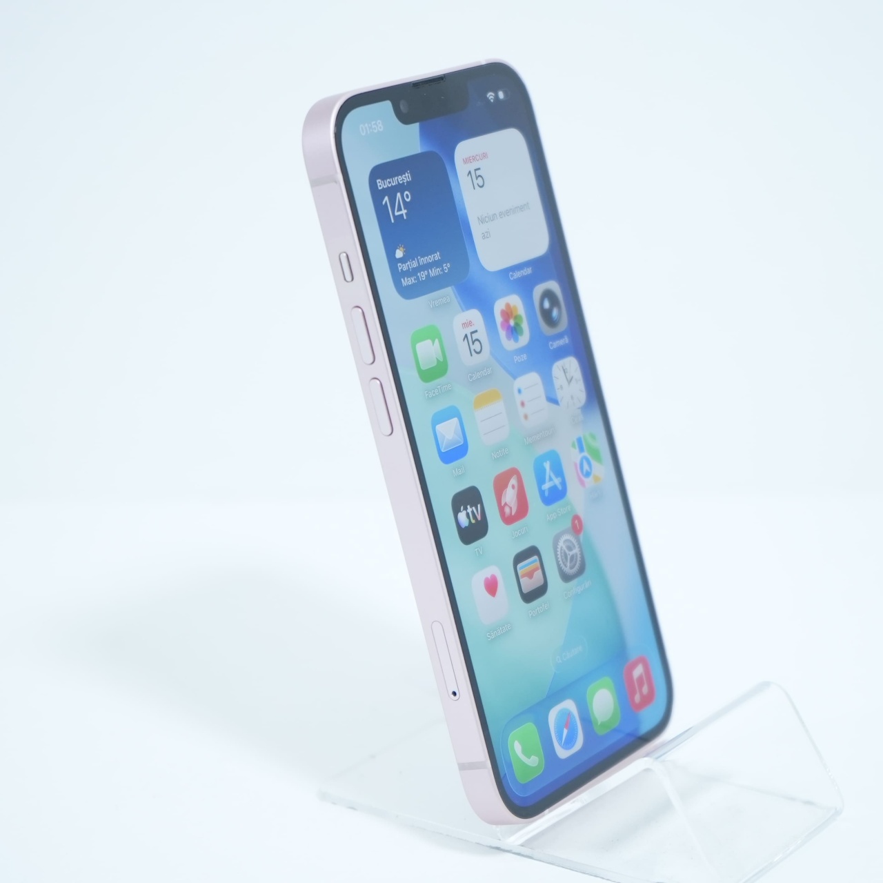 Telefon Apple iPhone 13 128GB, Pink - imagine 4