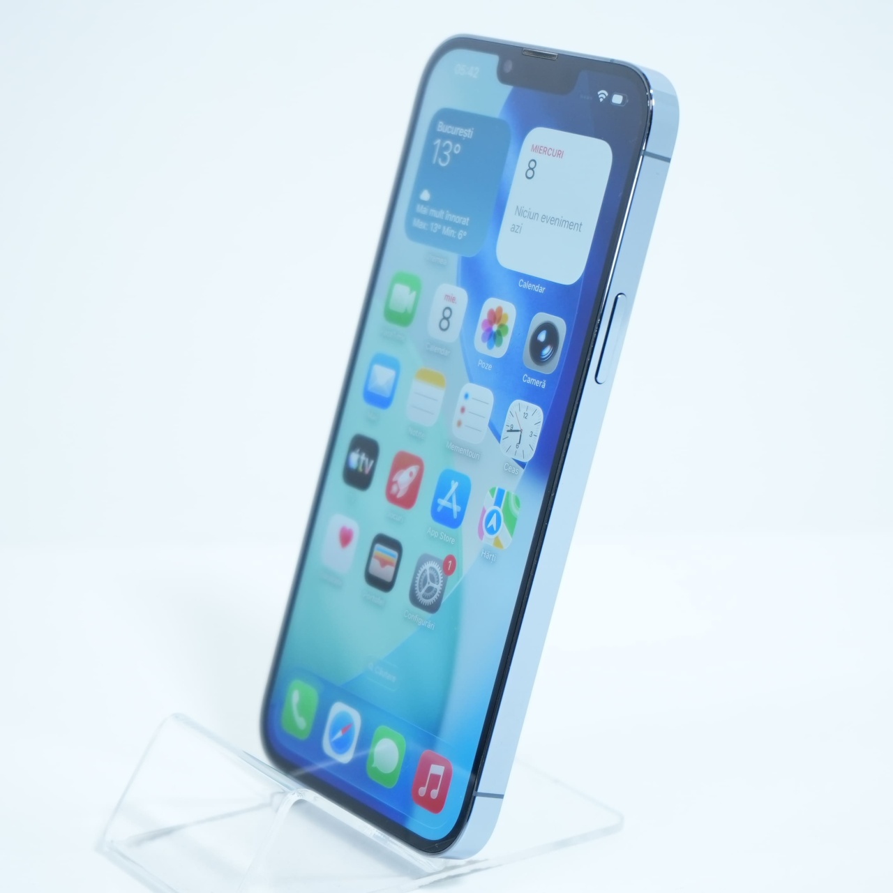 Telefon Apple iPhone 13 Pro Max 256GB, Sierra Blue - imagine 3