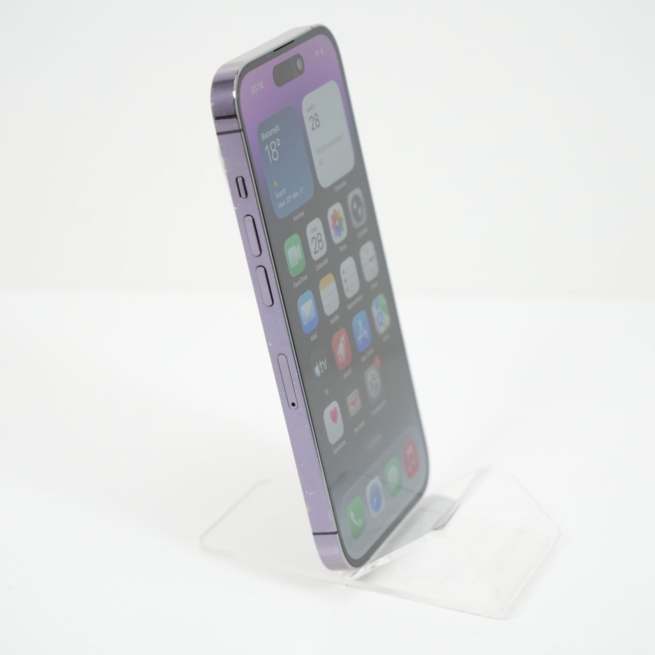 Telefon Apple iPhone 14 Pro 256GB, Deep Purple - imagine 4