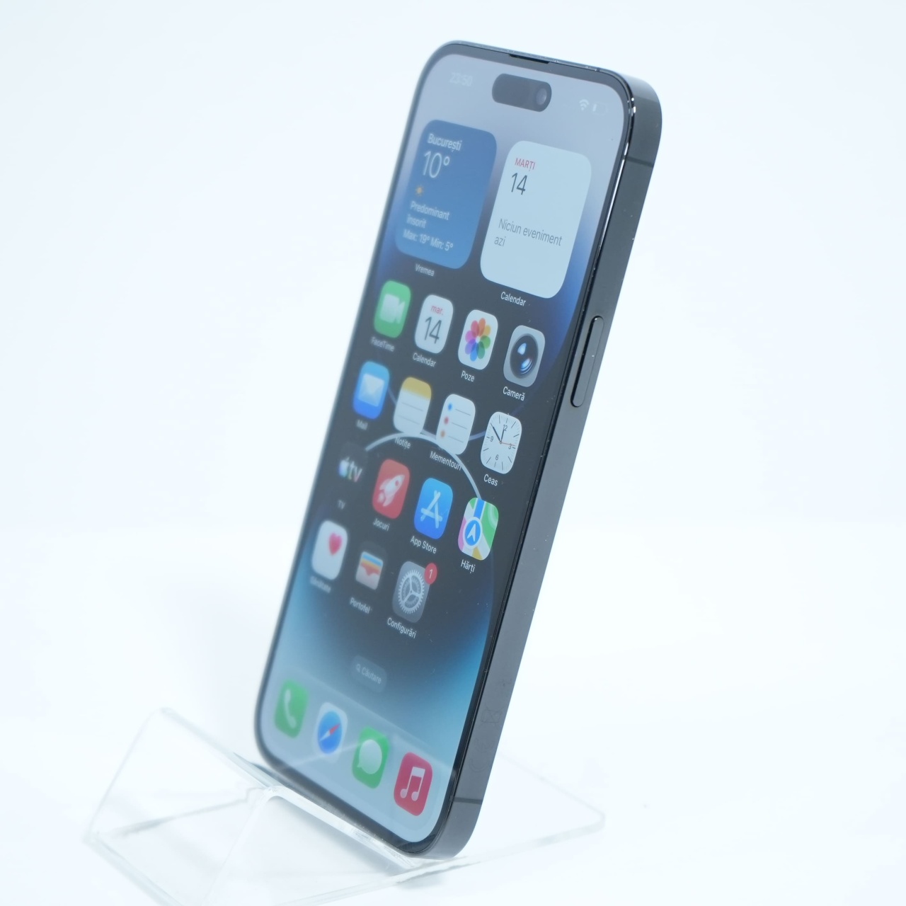 Telefon Apple iPhone 14 Pro Max 128GB, Space Black - imagine 3