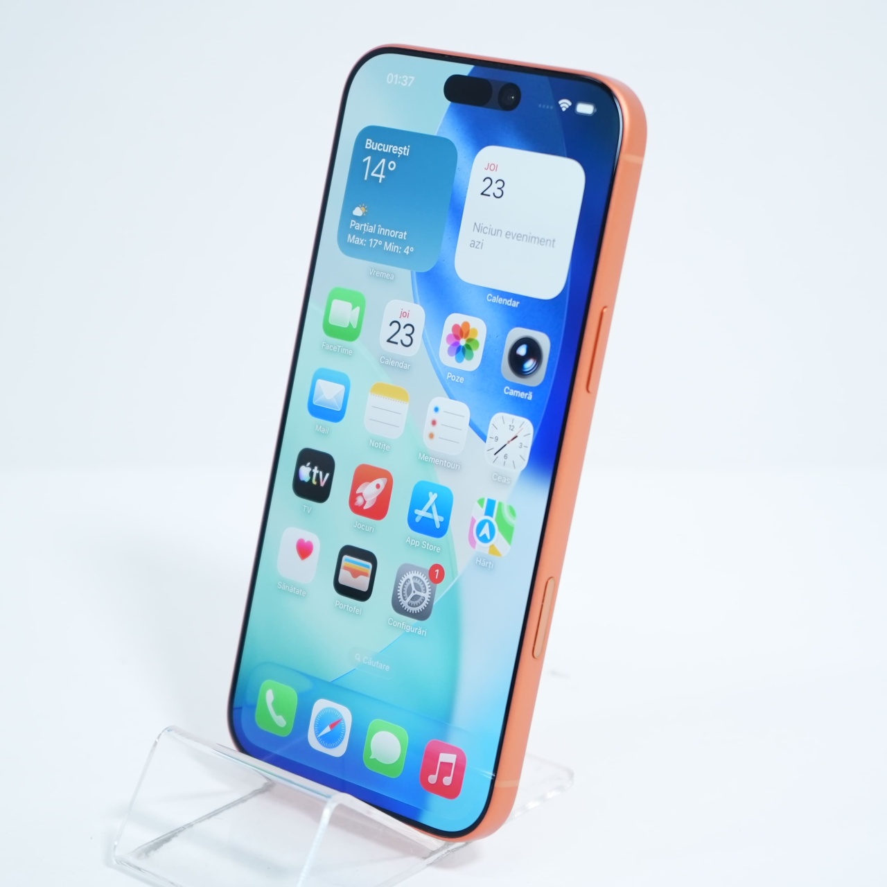 Telefon Apple Iphone 17 Pro Max 256GB, Cosmin Orange - imagine 3