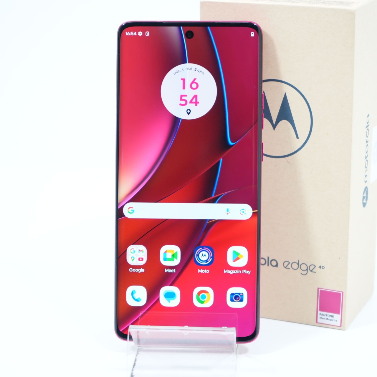 Telefon Motorola Edge 40 256GB, Viva Magenta - imagine 2