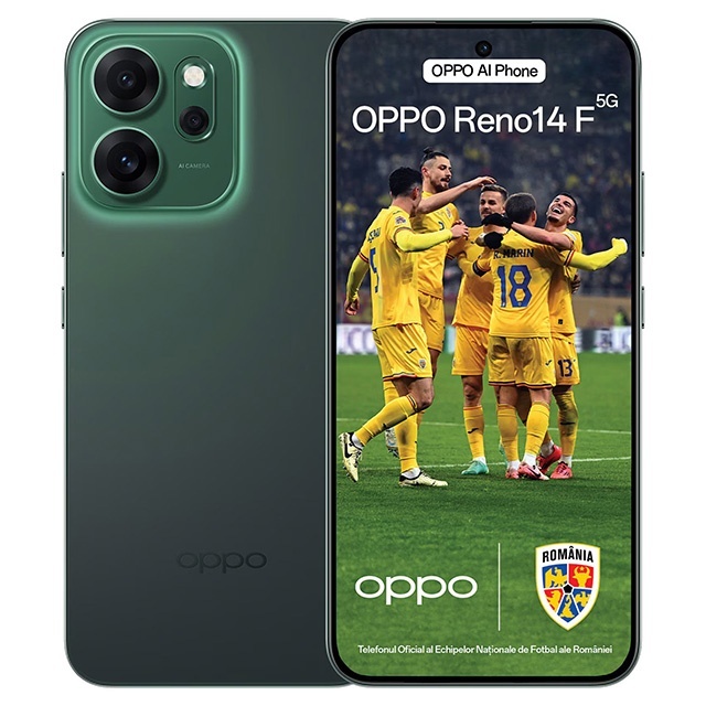 Telefon Oppo Reno14 F, Luminous Green