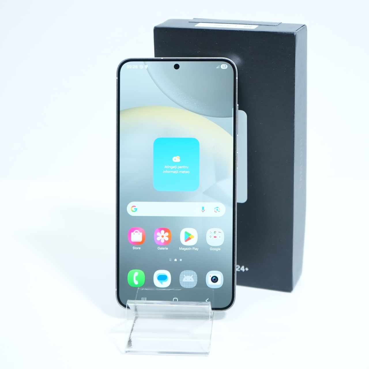 Telefon Samsung Galaxy S24+ 256GB, Marble Grey - imagine 2