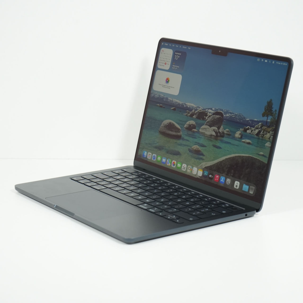 Laptop Apple Macbook Air M3 (A3113), Apple M3, 13.6", Rezolutie 2560 x 1664, 16 GB DDR5, SSD de 256 GB, Apple M3 - imagine 2