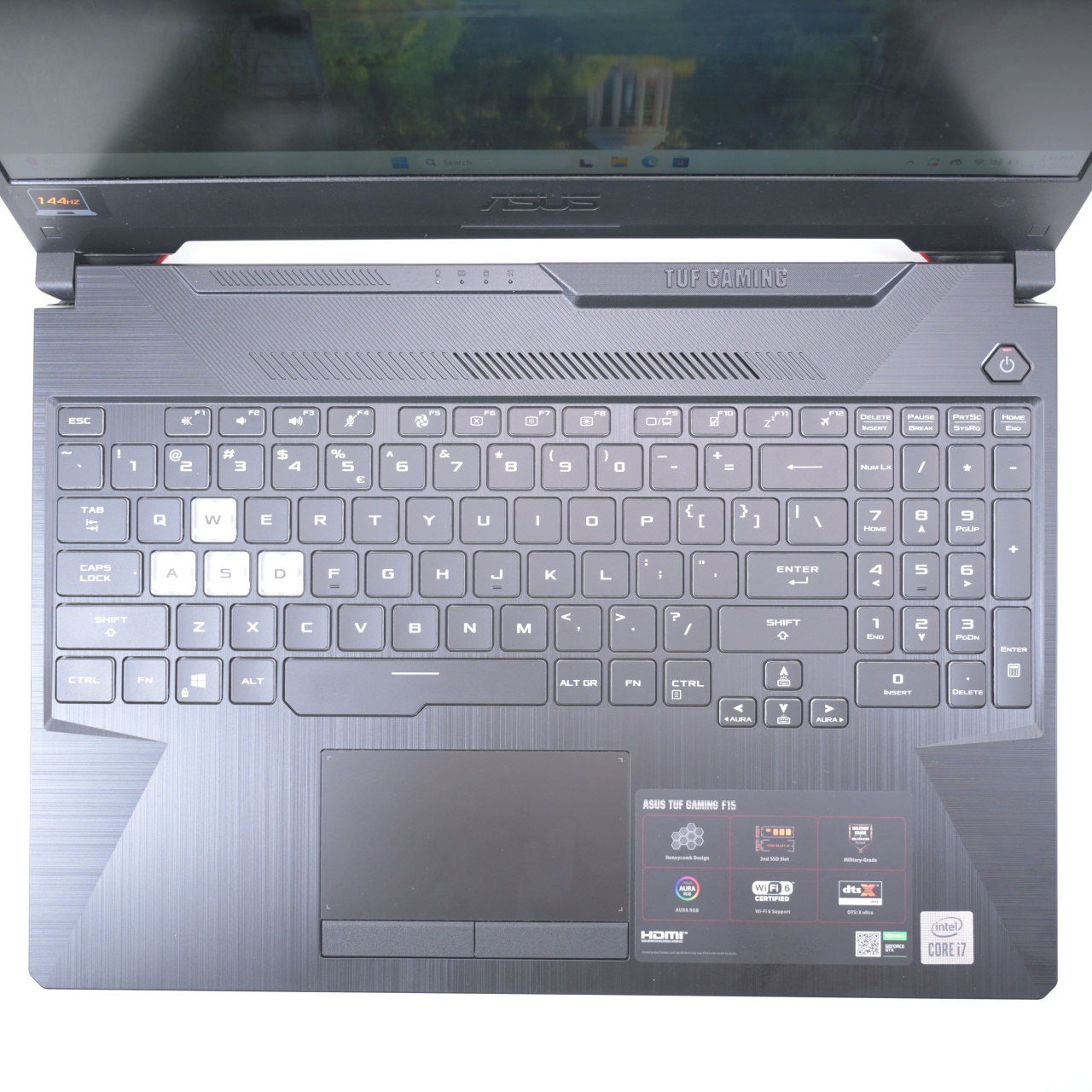 Laptop Asus TUF Gaming F15 (FX506LU-HN121), Intel Core i7-10870H, 15.6