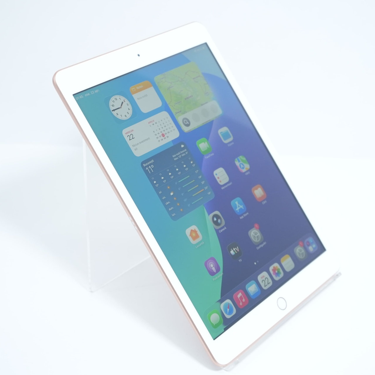 Tableta Apple iPad 10.2 (2020) 32GB, 3GB, Gold - imagine 3