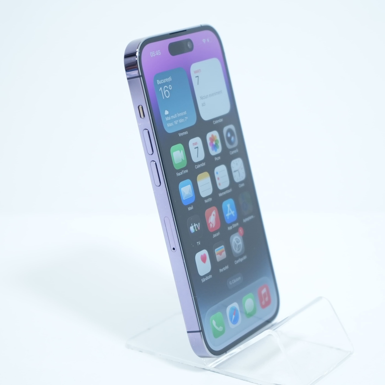 Telefon Apple iPhone 14 Pro 128GB, Deep Purple - imagine 4