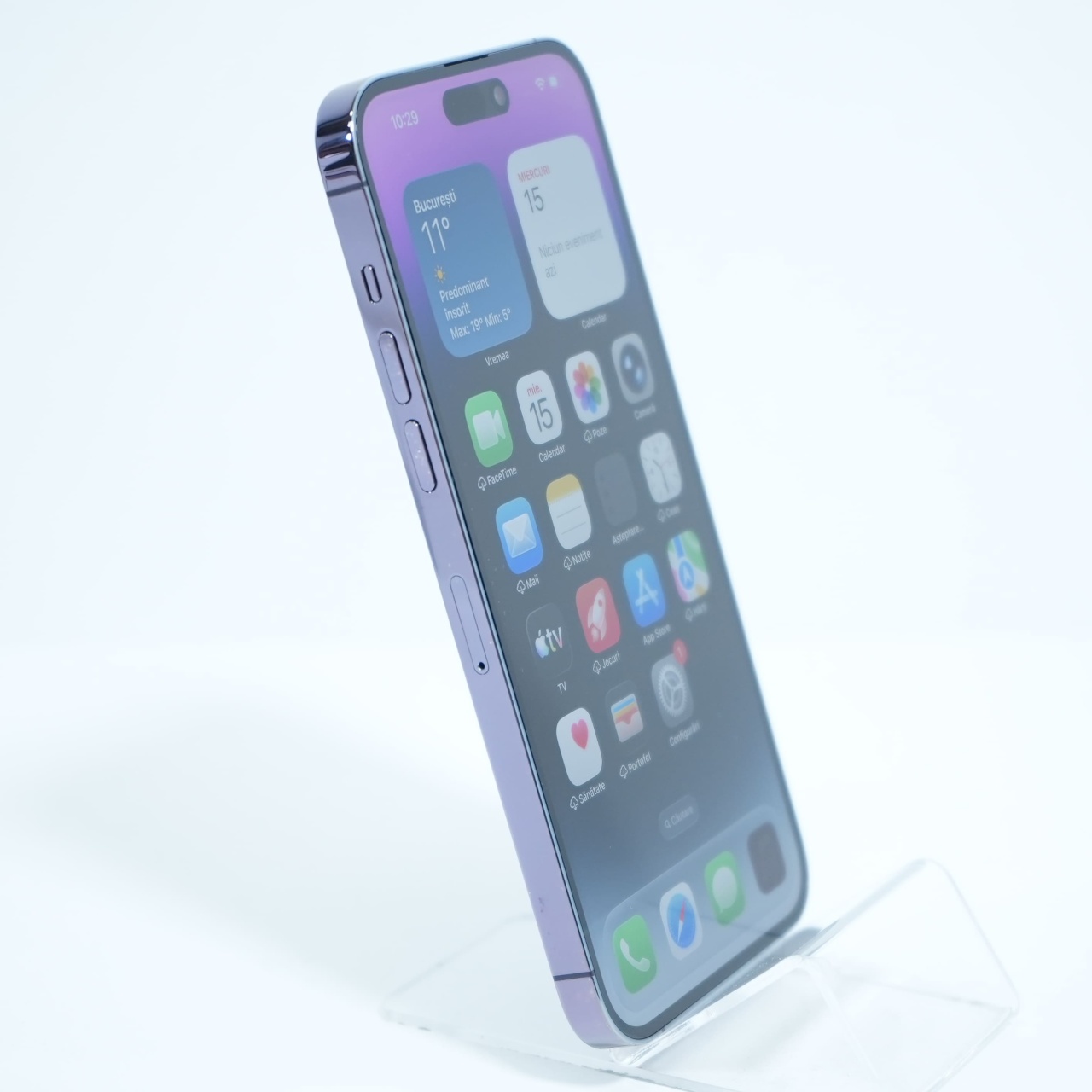 Telefon Apple iPhone 14 Pro Max 128GB, Deep Purple - imagine 4