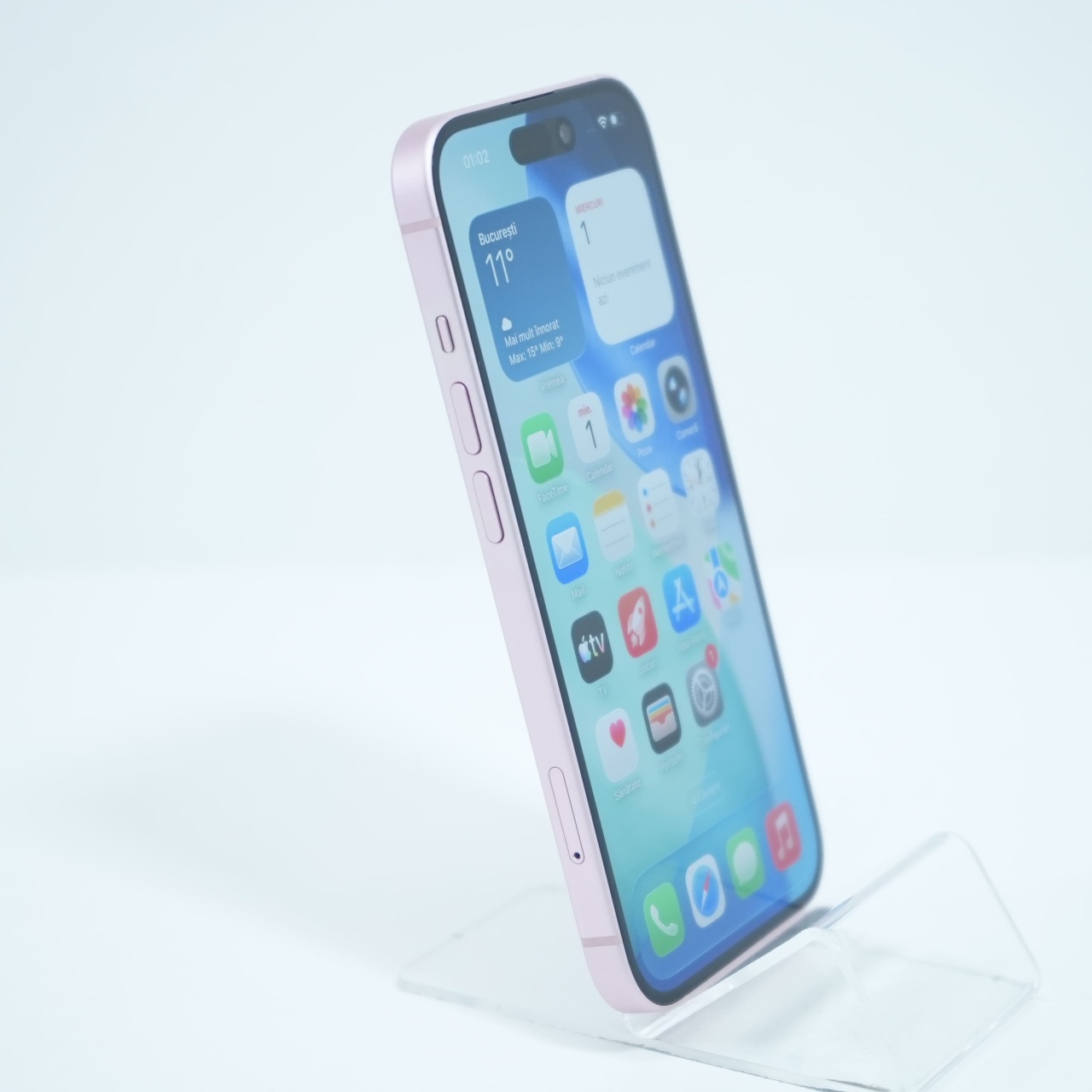 Telefon Apple iPhone 15 128GB, Pink - imagine 4