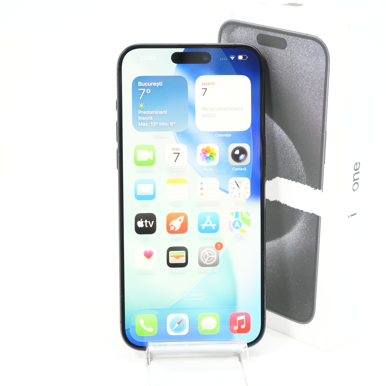 Telefon Apple iPhone 15 Pro Max 256GB, Black Titanium - imagine 8