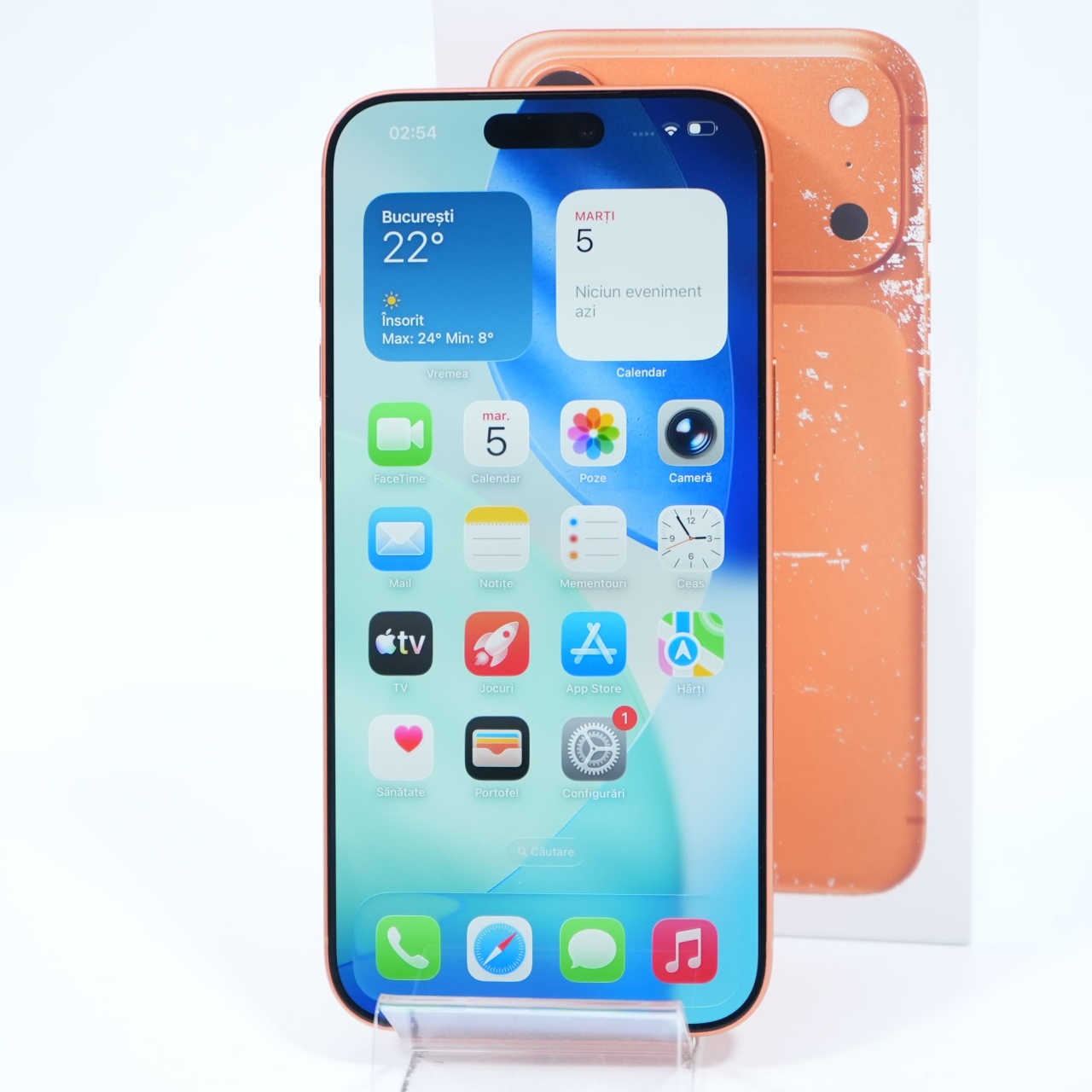 Telefon Apple iPhone 17 Pro Max 256GB, Cosmic Orange - imagine 2