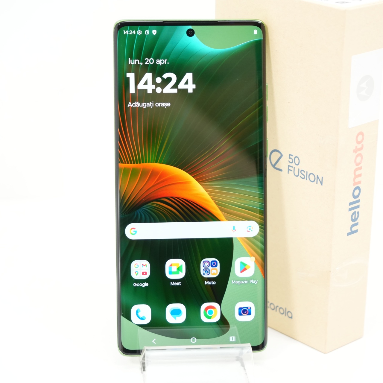 Telefon Motorola Edge 50 Fusion, Forest Green - imagine 7