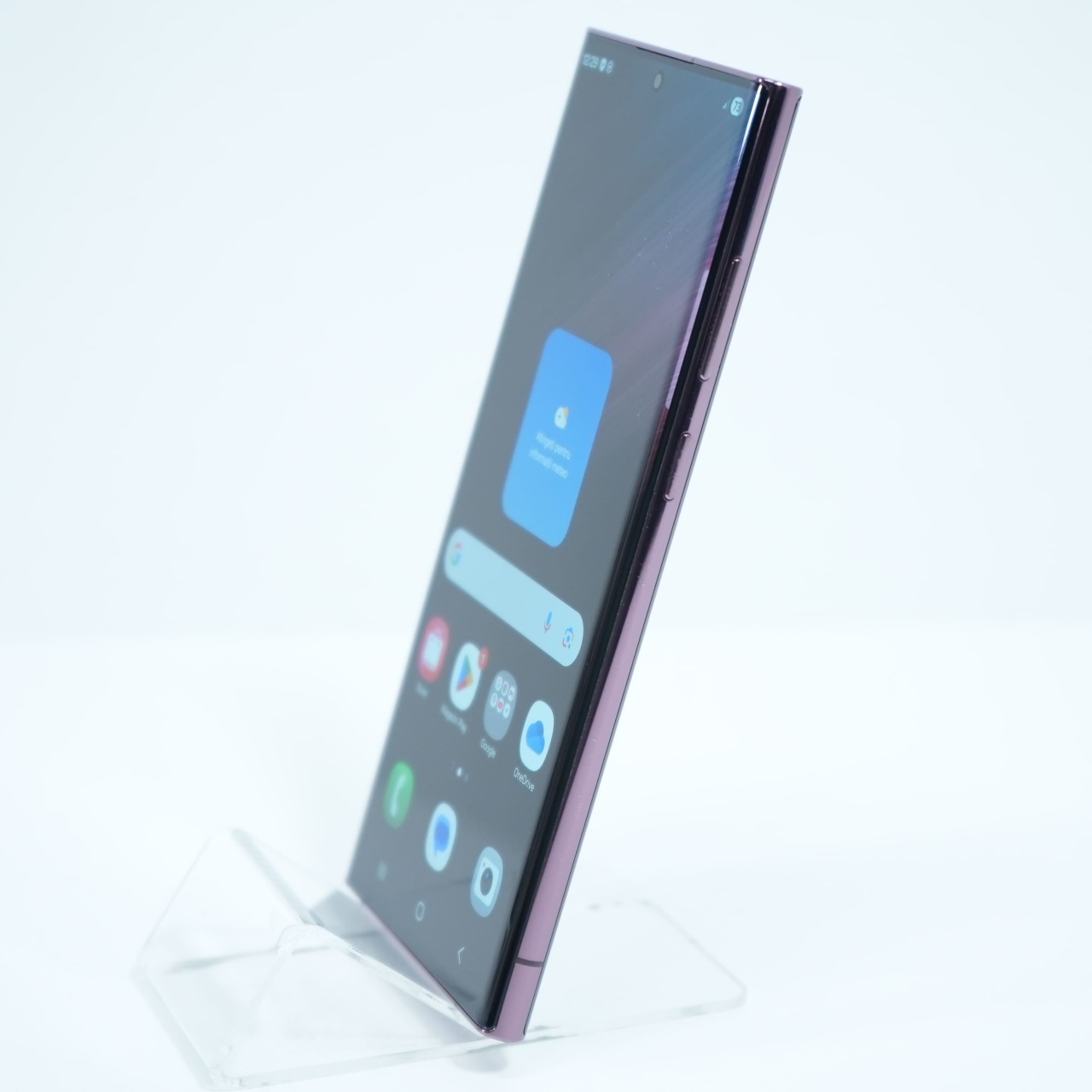 Telefon Samsung Galaxy S22 Ultra 128GB, Burgundy - imagine 3