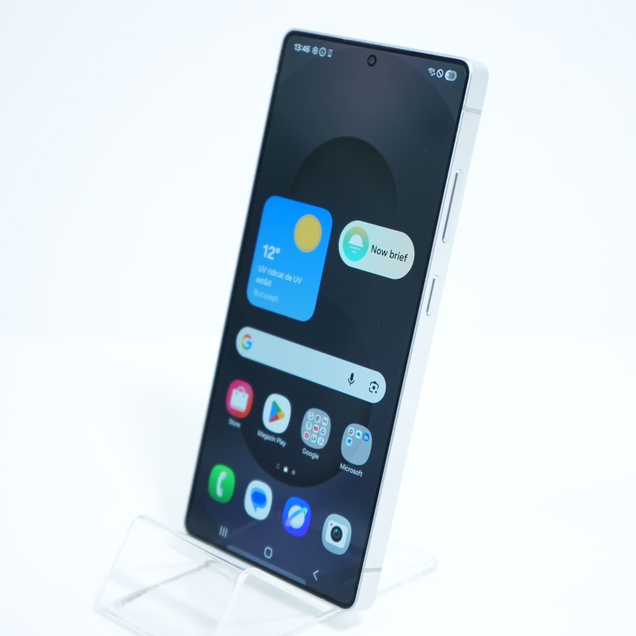 Telefon Samsung Galaxy S25 Ultra 256GB, Titanium White Silver - imagine 3