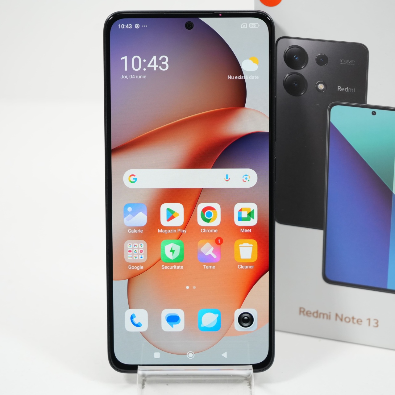 よMi　1104040 Telefon Xiaomi Redmi Note 13 4G, 256GB, Midnight Black