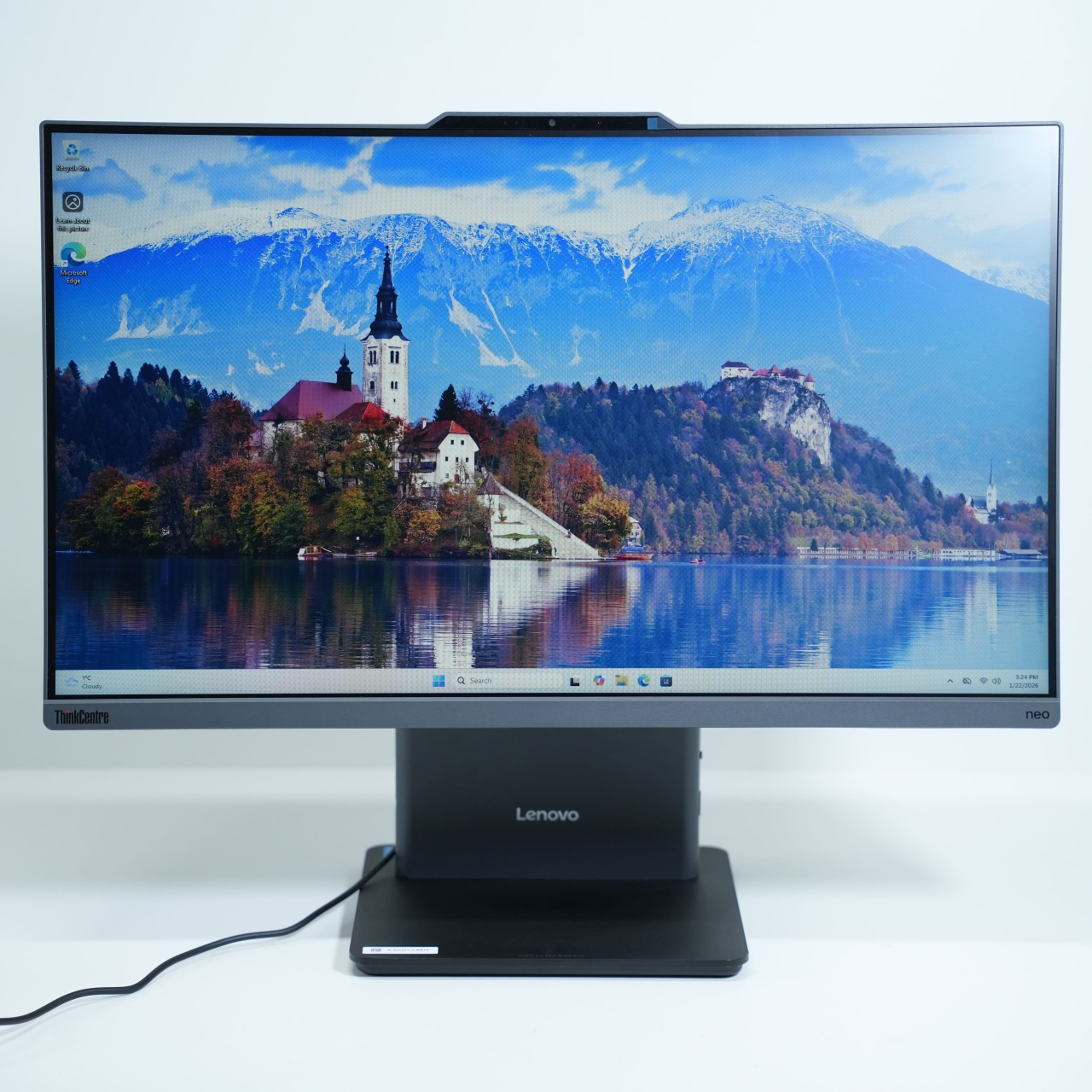 Unitate Pc All In One Lenovo Thinkcentre Neo 50a 24 Gen 5, Intel Core i3-1315U, Rezolutie FullHD, 23.8", 8 GB DDR5, SSD de 512 GB, Intel UHD Graphics - imagine 2