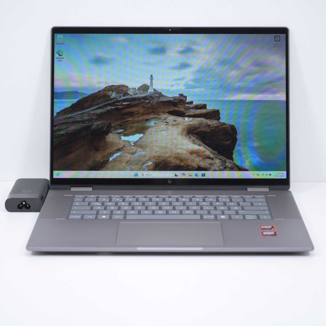 Laptop HP Envy 16-ad0770ng, AMD Ryzen 7 8840HS, 16", Rezolutie 2K, Touchscreen, 16 GB DDR5, SSD de 1 TB, AMD Radeon Graphics - imagine 8