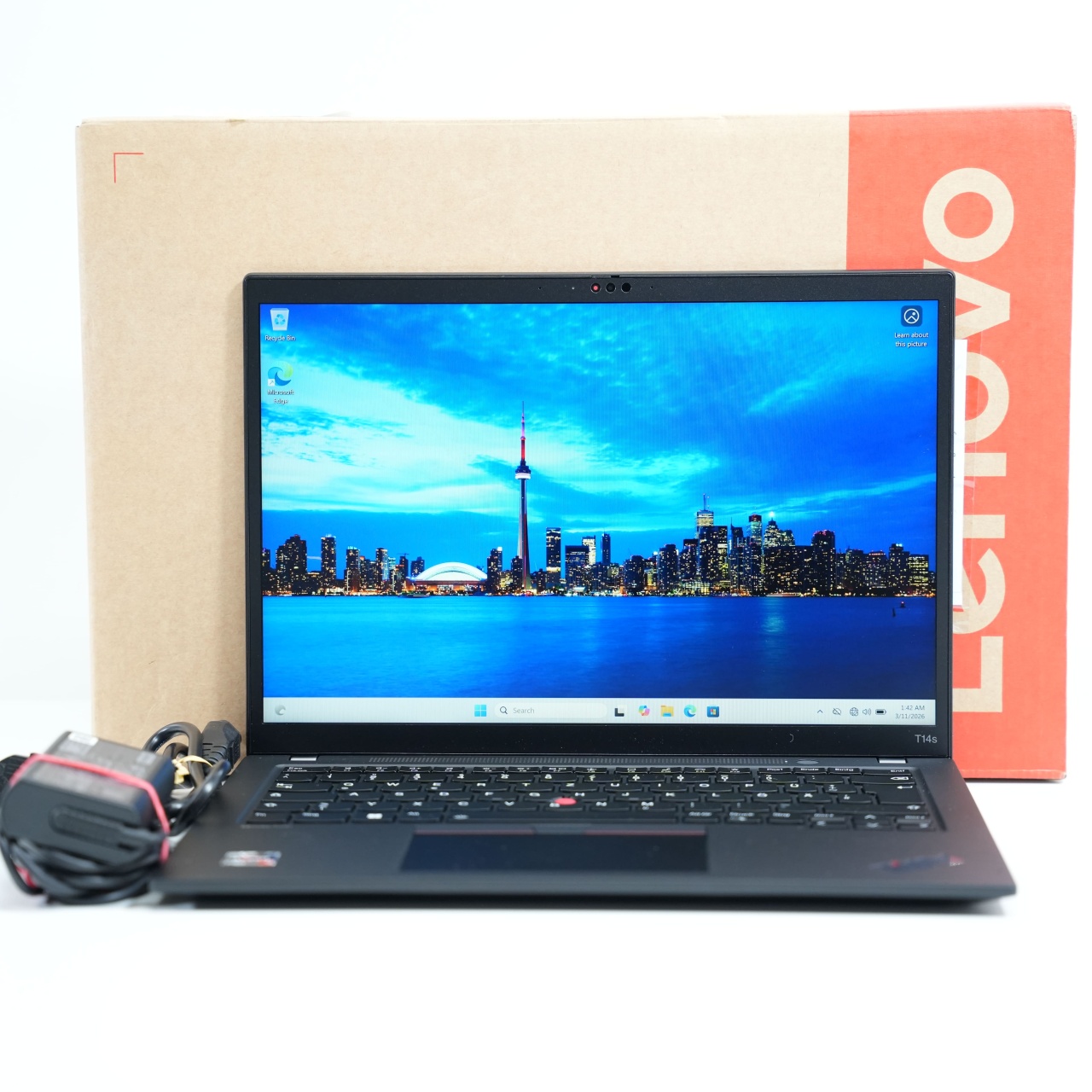 Laptop Lenovo Thinkpad T14s Gen 4, AMD Ryzen 7 PRO 7840U, 14", Rezolutie 1920 x 1200, 32 GB DDR5, SSD de 1 TB, AMD Radeon 780M - imagine 7