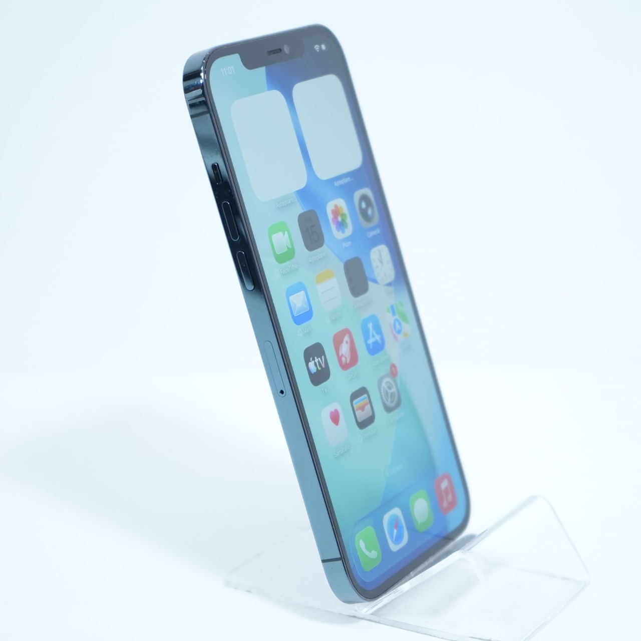 Telefon Apple iPhone 12 Pro Max 128GB, Pacific Blue - imagine 4