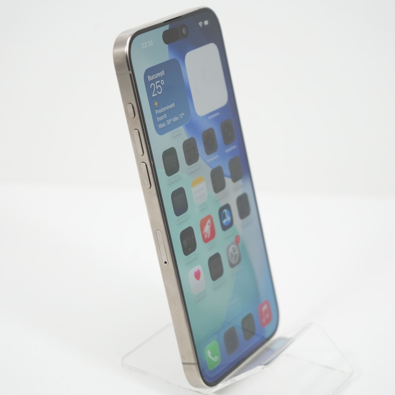 Telefon Apple iPhone 15 Pro Max 256GB, Natural Titanium