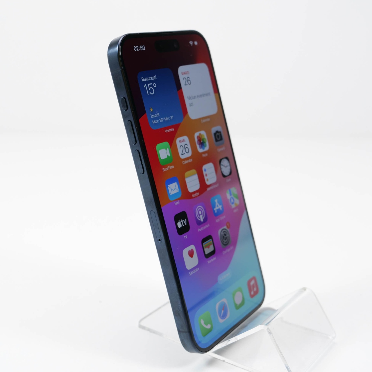 iPhone 15 Pro Max  512GB Telefon mobil Apple iPhone 15 Pro Max, 512GB, 5G, Blue Titanium