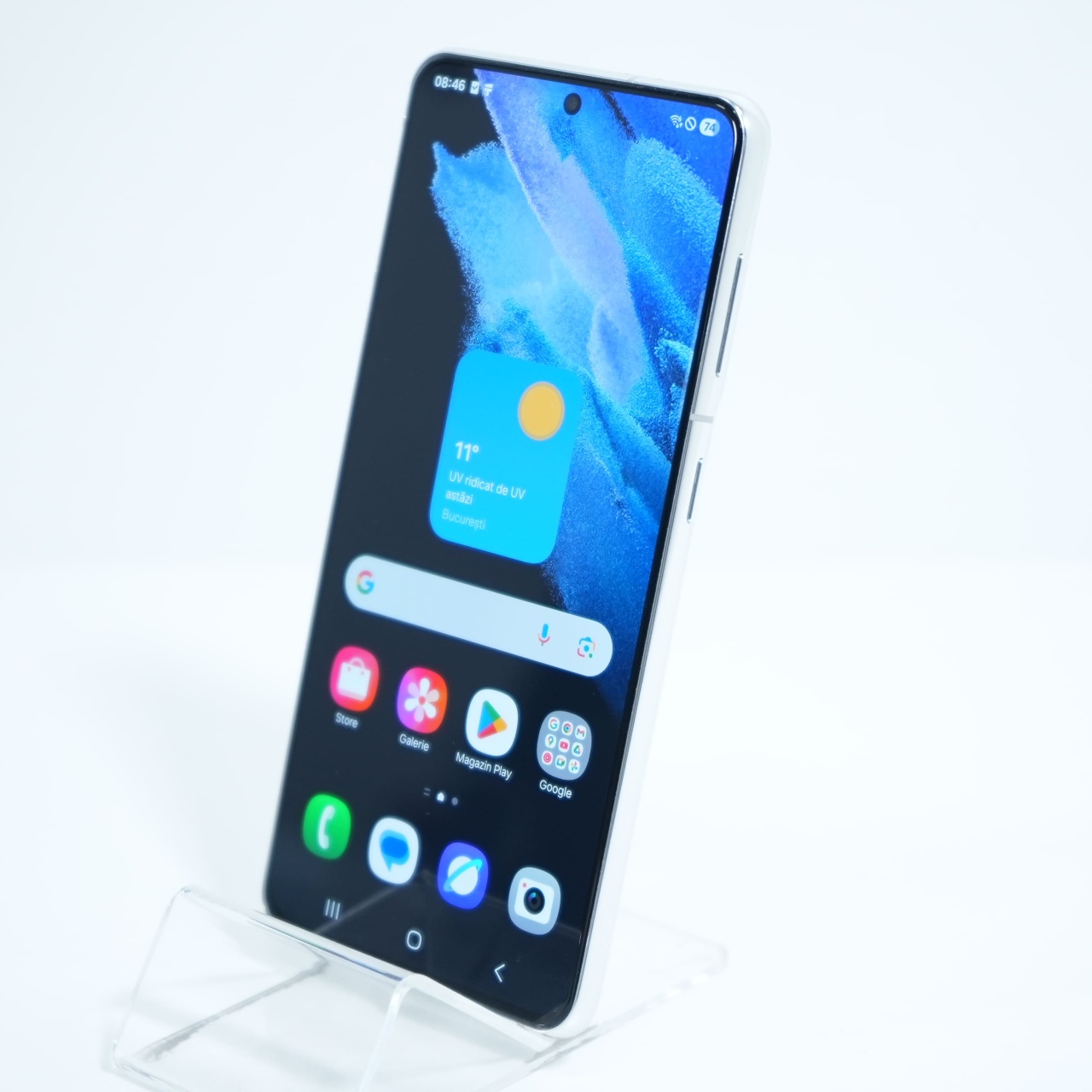 Telefon Samsung Galaxy S21 5G 128GB, Phantom White - imagine 3