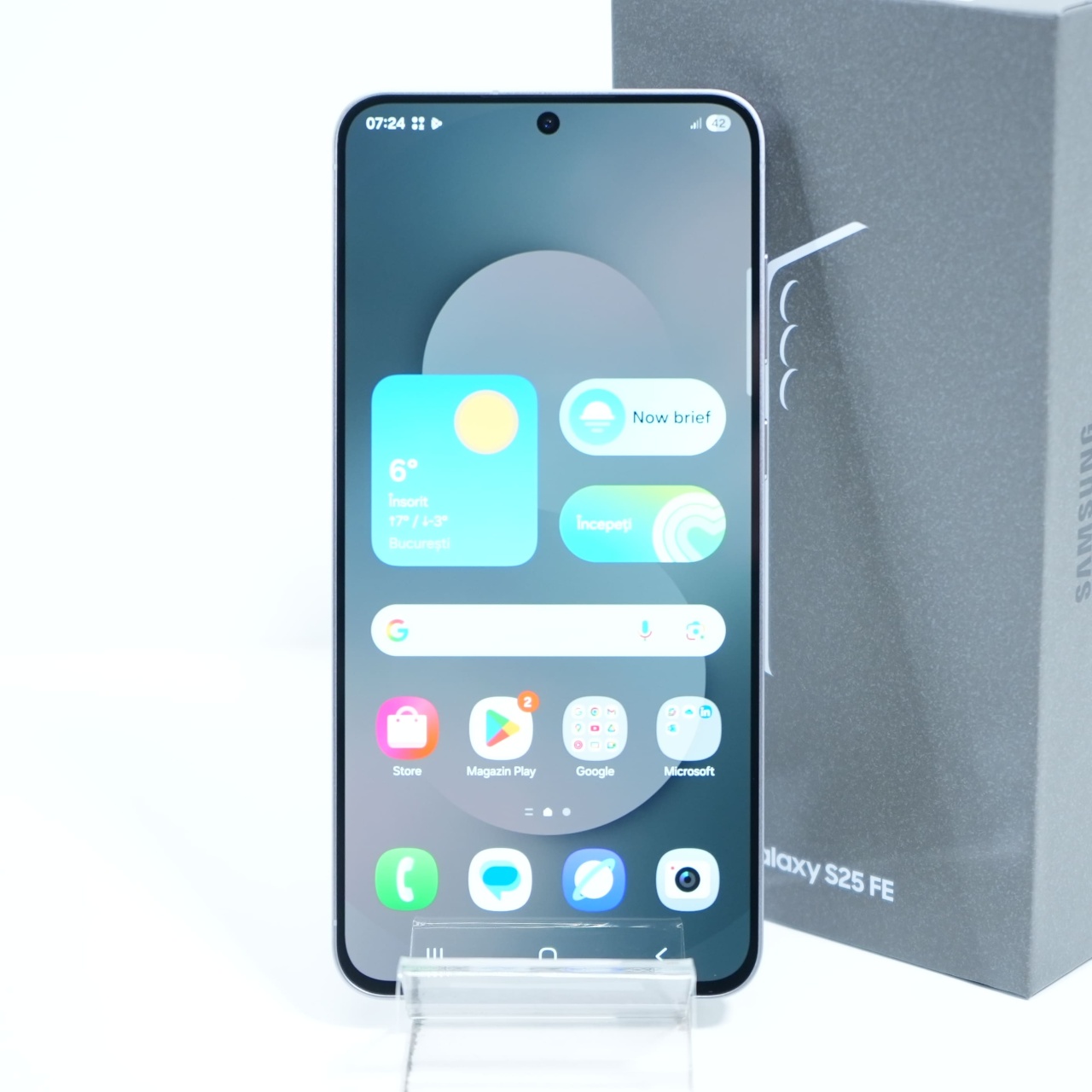 Telefon Samsung Galaxy S25 FE 128GB, Jetblack - imagine 2