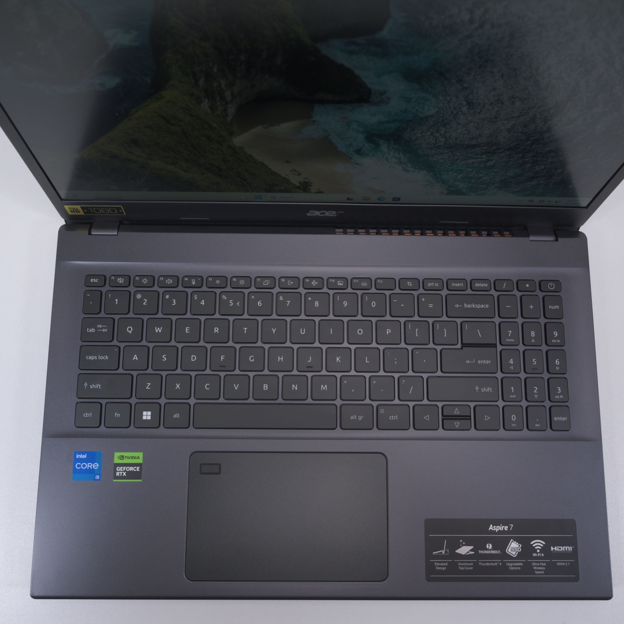Laptop Acer Aspire 7 (A715-76G-54LL), Intel Core i5-12450H, 15.6