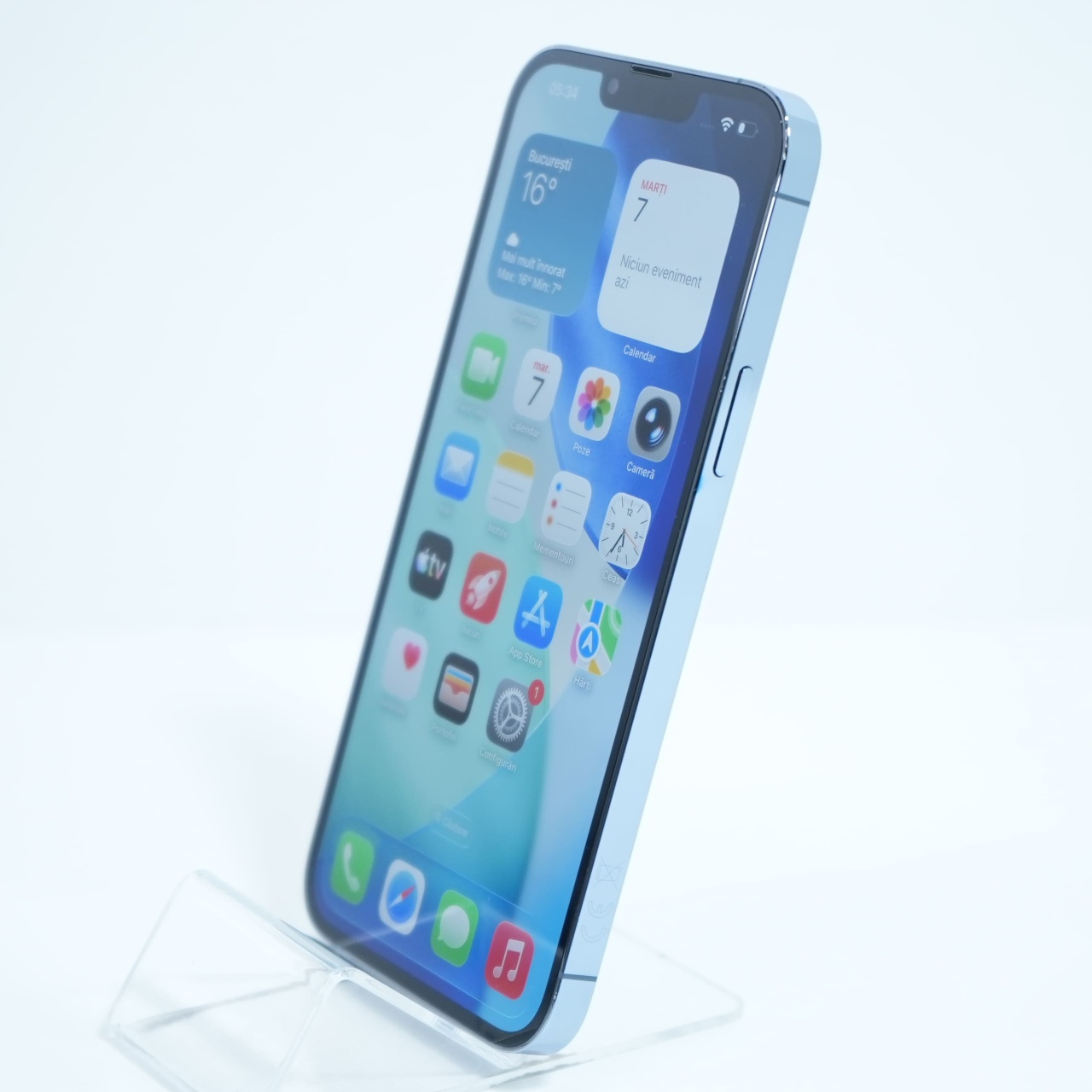 Telefon Apple iPhone 13 Pro Max 512GB, Sierra Blue - imagine 3