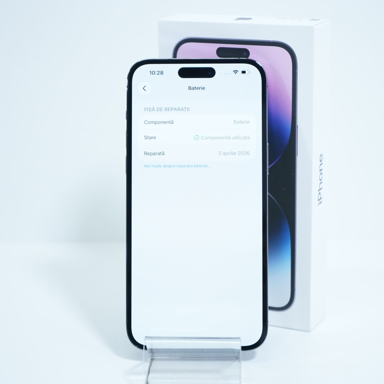 Telefon Apple iPhone 14 Pro Max 128GB, Deep Purple - imagine 8