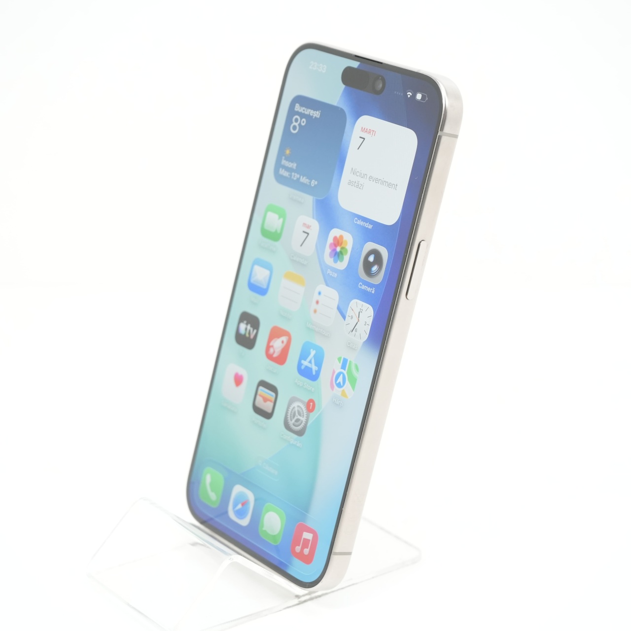 Telefon Apple iPhone 15 Pro Max 256GB, Natural Titanium - imagine 3