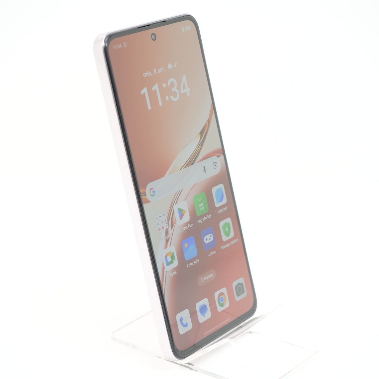 Telefon Oppo Reno12 F 5G, 256GB, Amber Orange - imagine 4