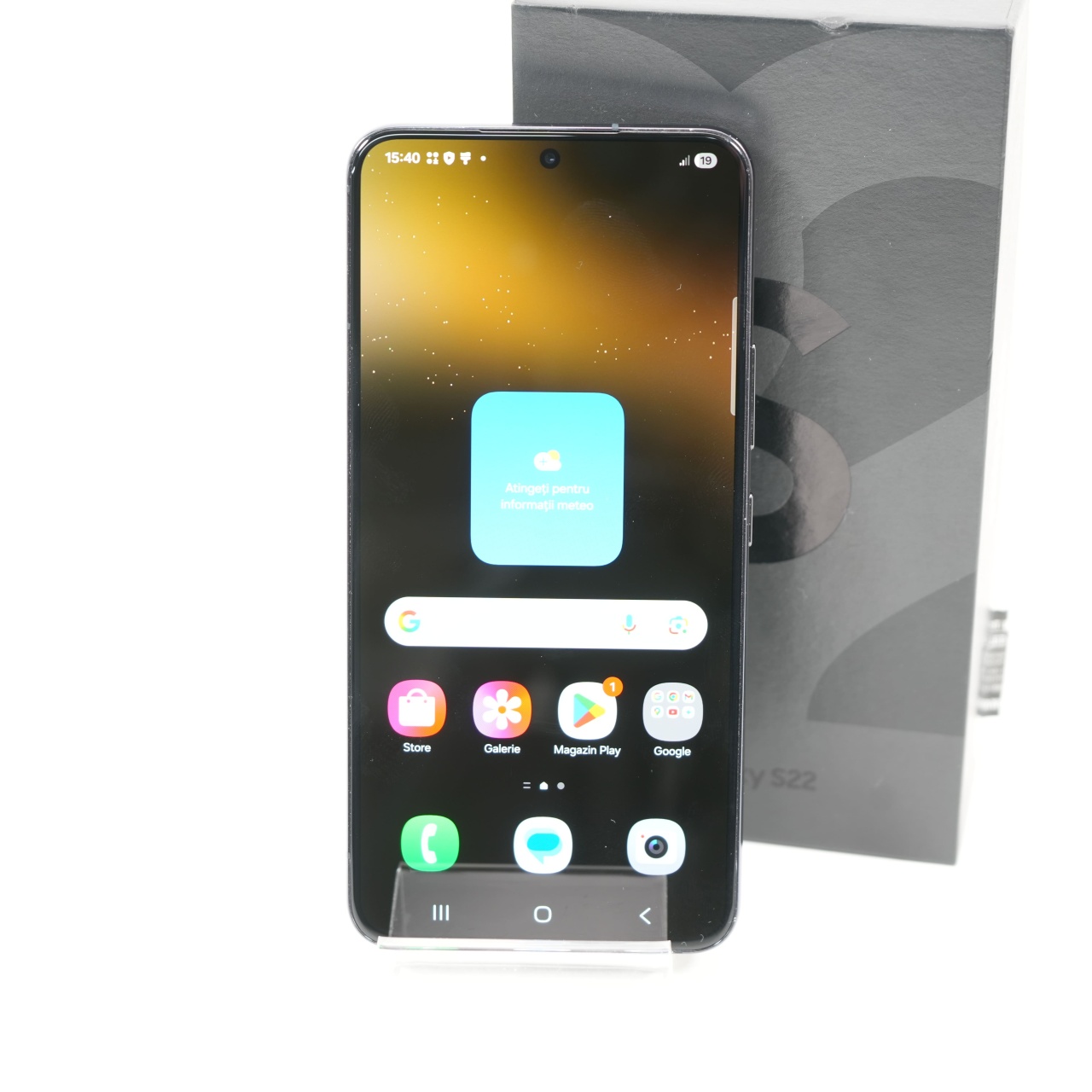 Telefon Samsung Galaxy S22 256GB, Phantom Black