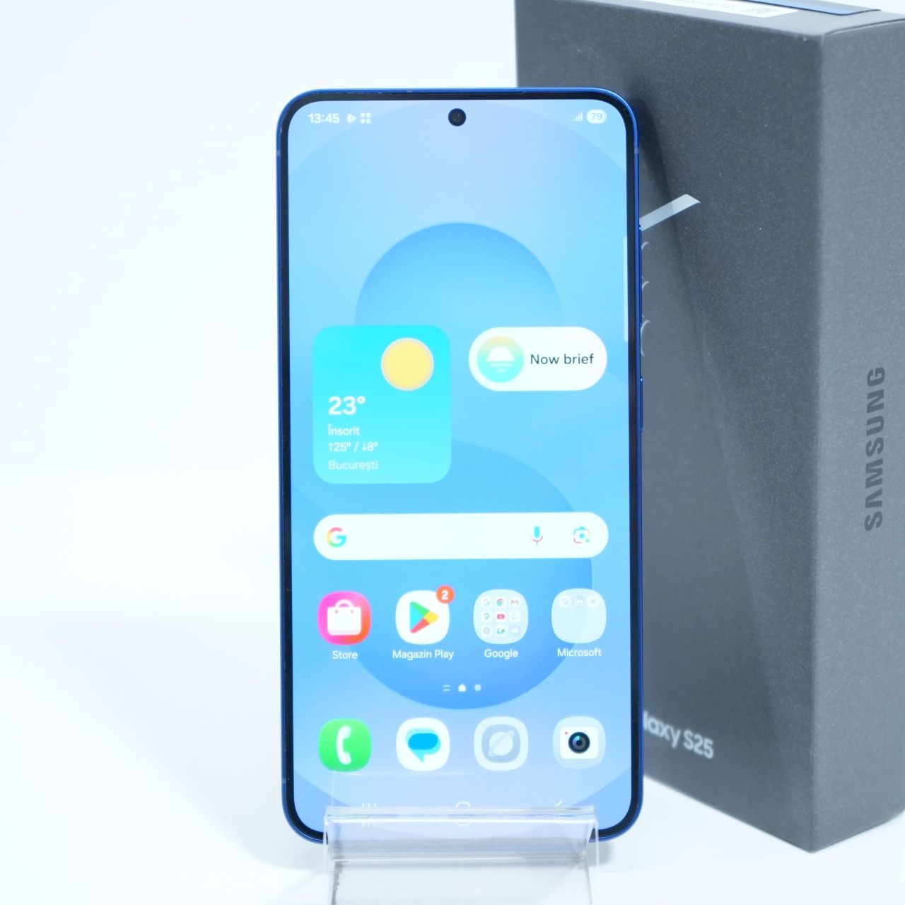 Telefon Samsung Galaxy S25 128GB, Navy - imagine 7