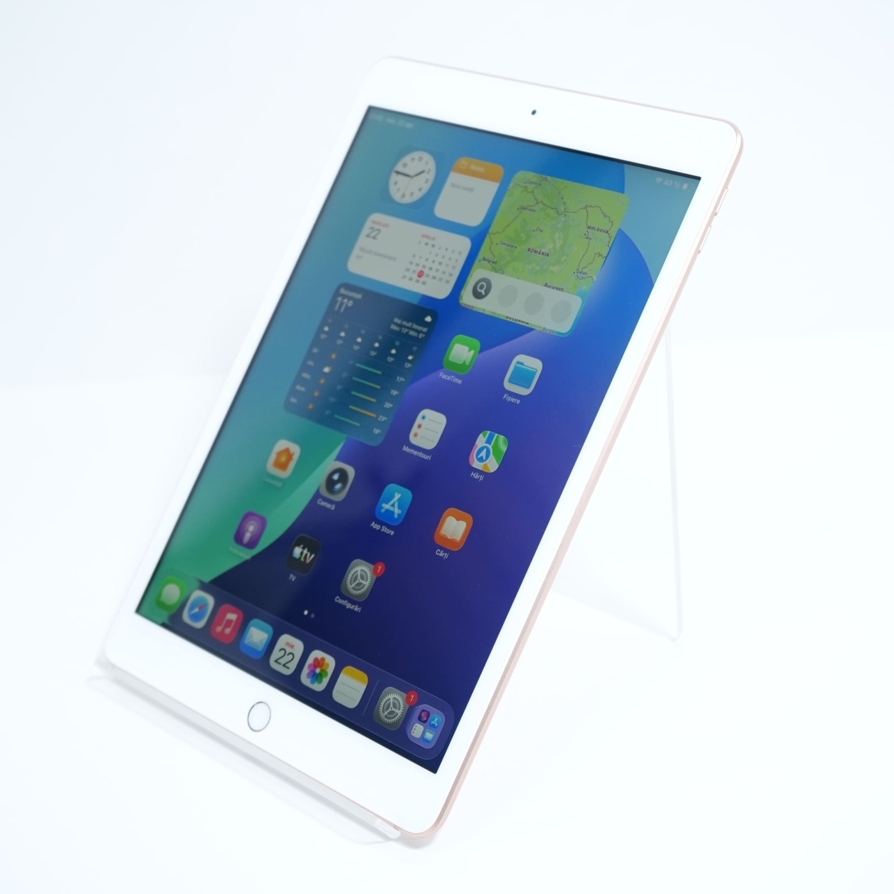 Tableta Apple iPad 10.2 (2020) 32GB, 3GB, Gold - imagine 4