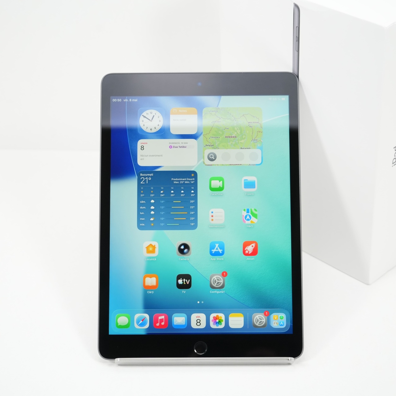 Tableta Apple iPad 10.2 (2021) 64GB, 3 GB, Space Gray - imagine 2