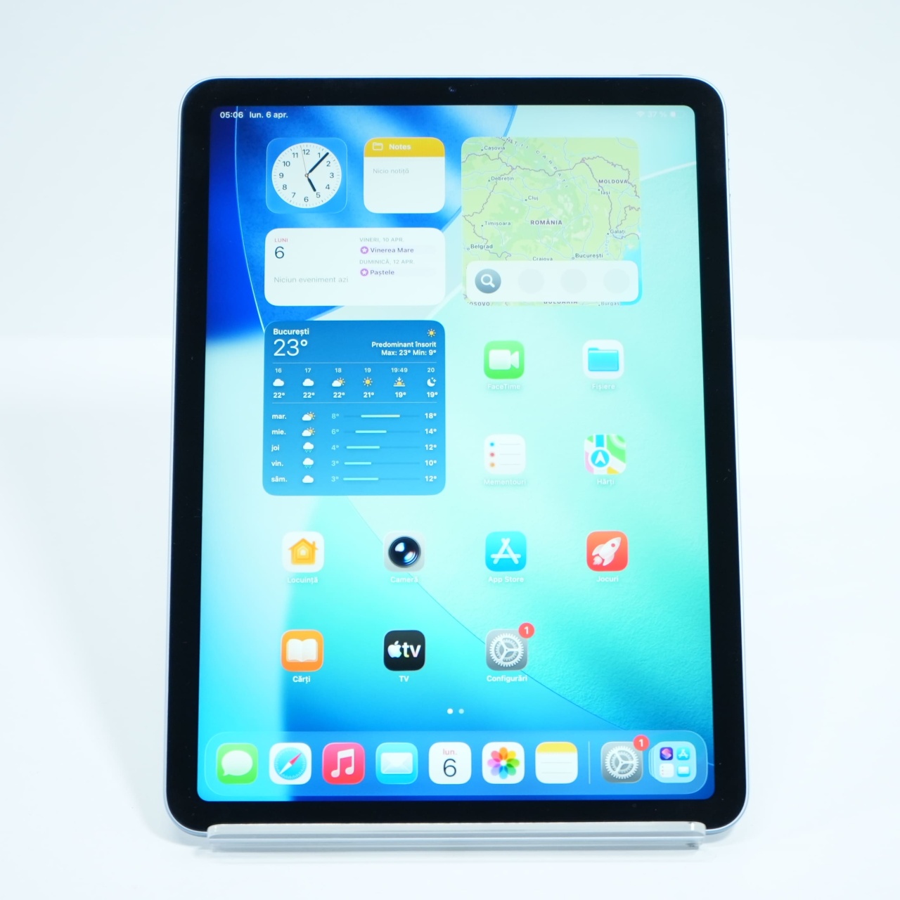Tableta Apple iPad Air (2020) 64GB, 4GB, Sky Blue - imagine 7