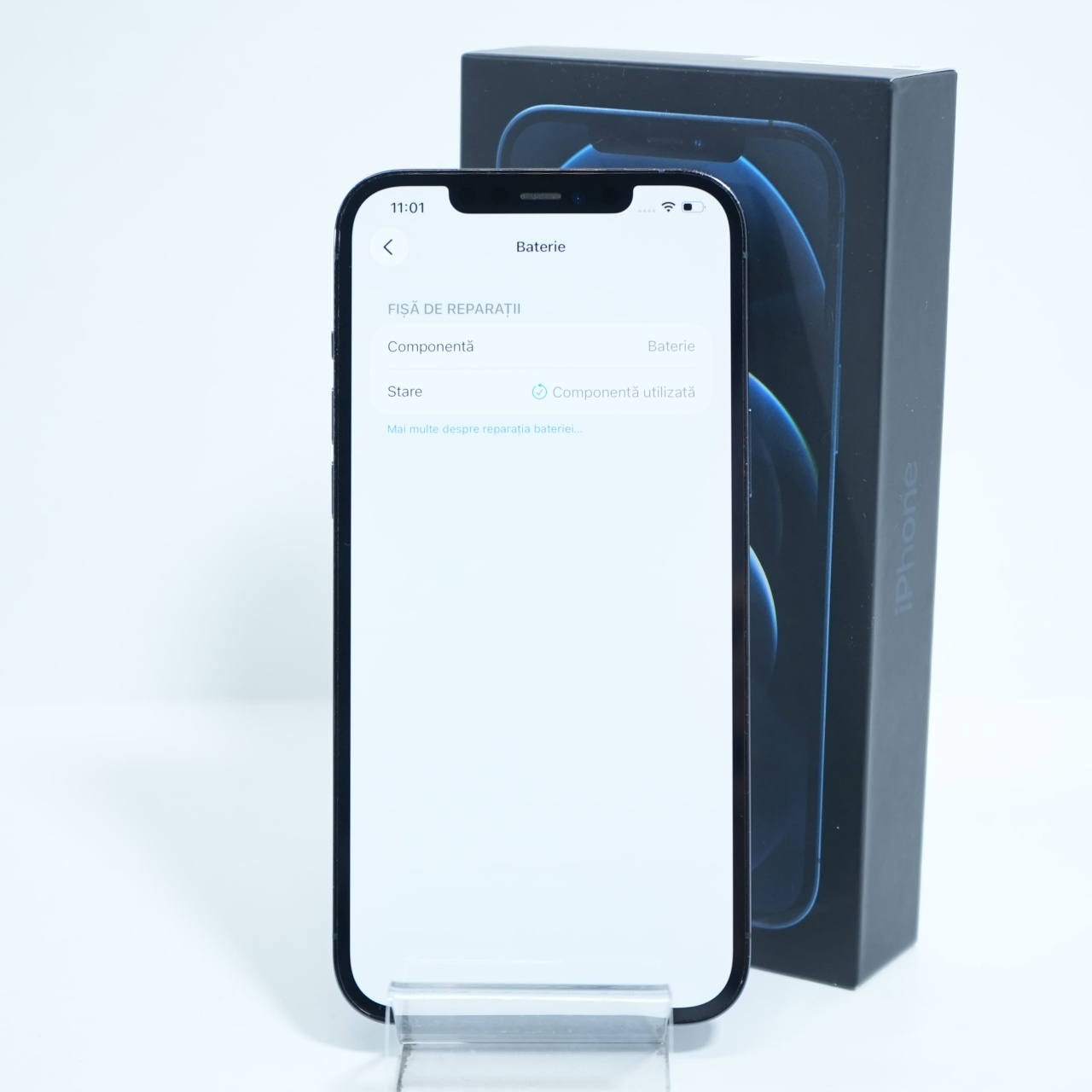 Telefon Apple iPhone 12 Pro Max 128GB, Pacific Blue - imagine 8