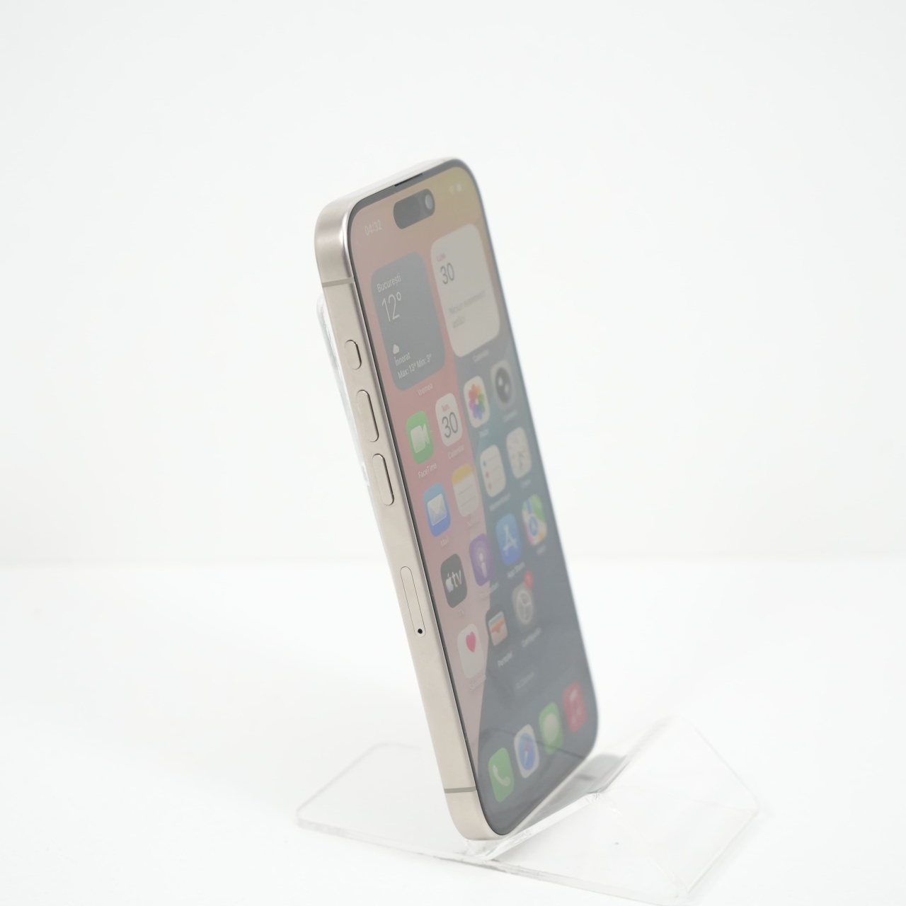 Telefon Apple iPhone 15 Pro 128GB, Natural Titanium - imagine 4