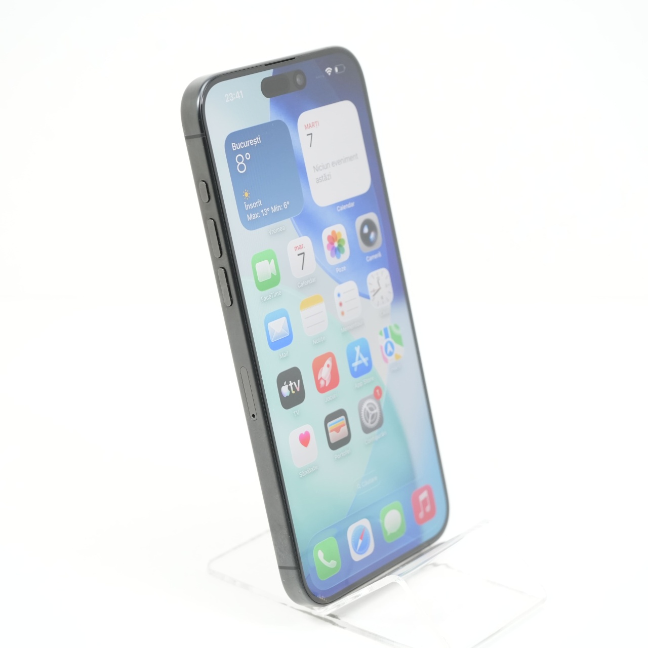 Telefon Apple iPhone 15 Pro Max 256GB, Black Titanium - imagine 3