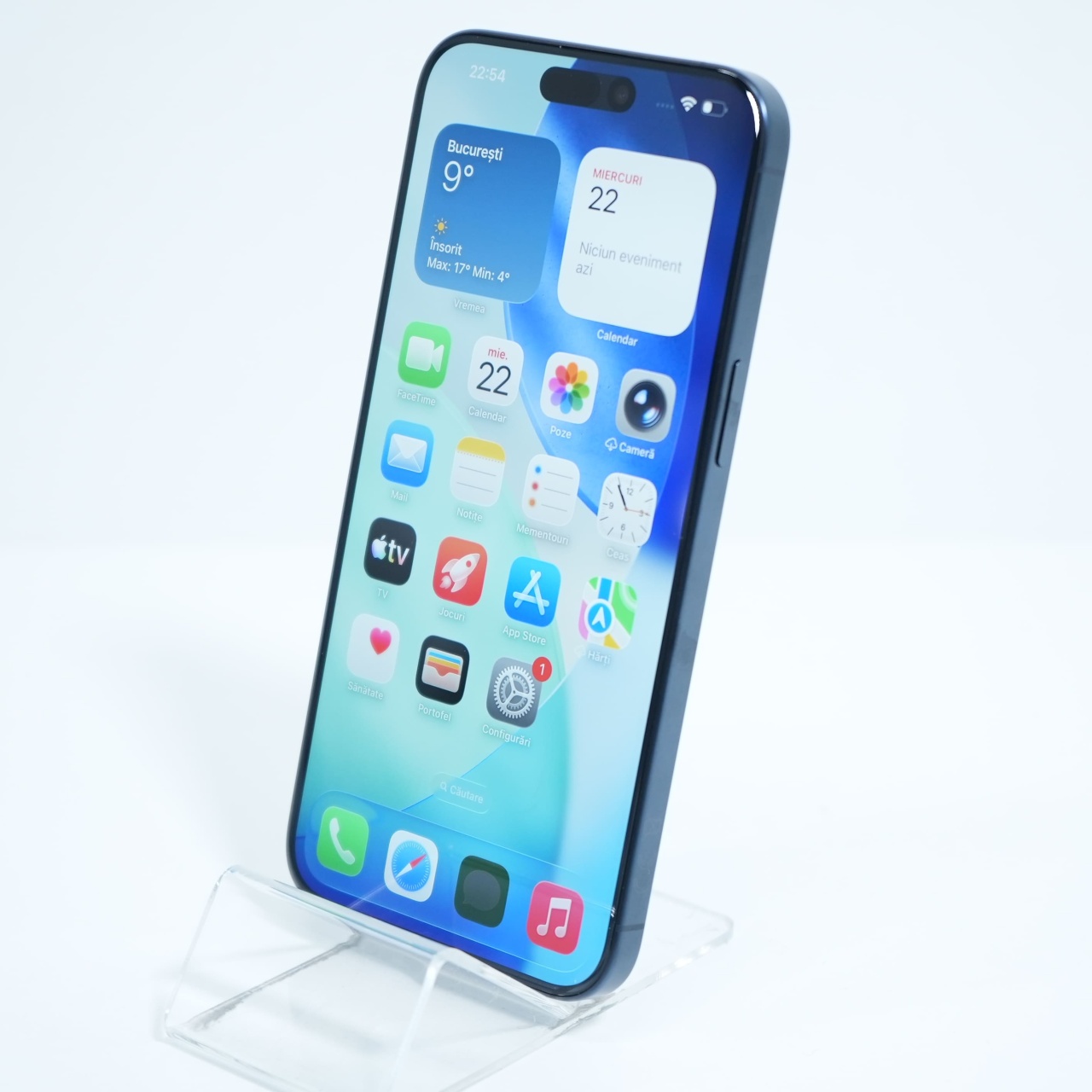 Telefon Apple iPhone 15 Pro Max 256GB, Blue Titanium - imagine 3