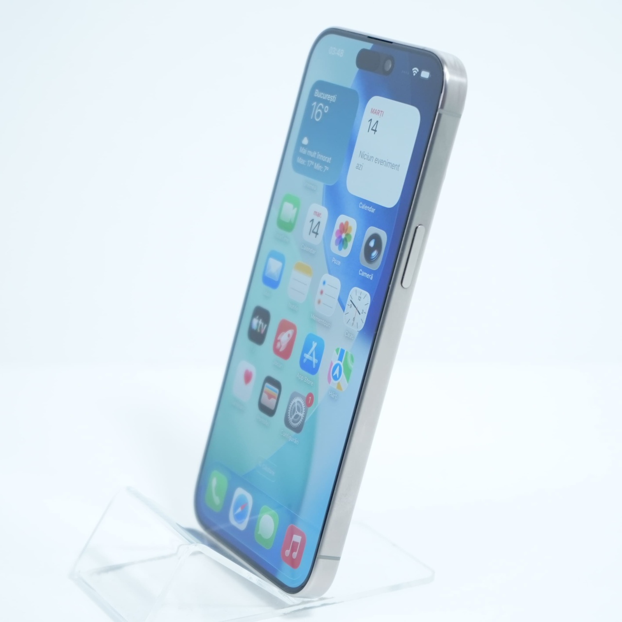 Telefon Apple iPhone 15 Pro Max 512GB, Natural Titanium - imagine 3