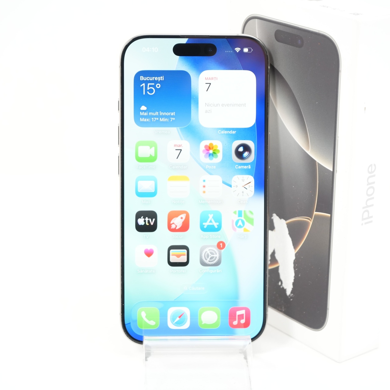 Telefon Apple iPhone 16 Pro 128GB, Natural Titanium - imagine 7