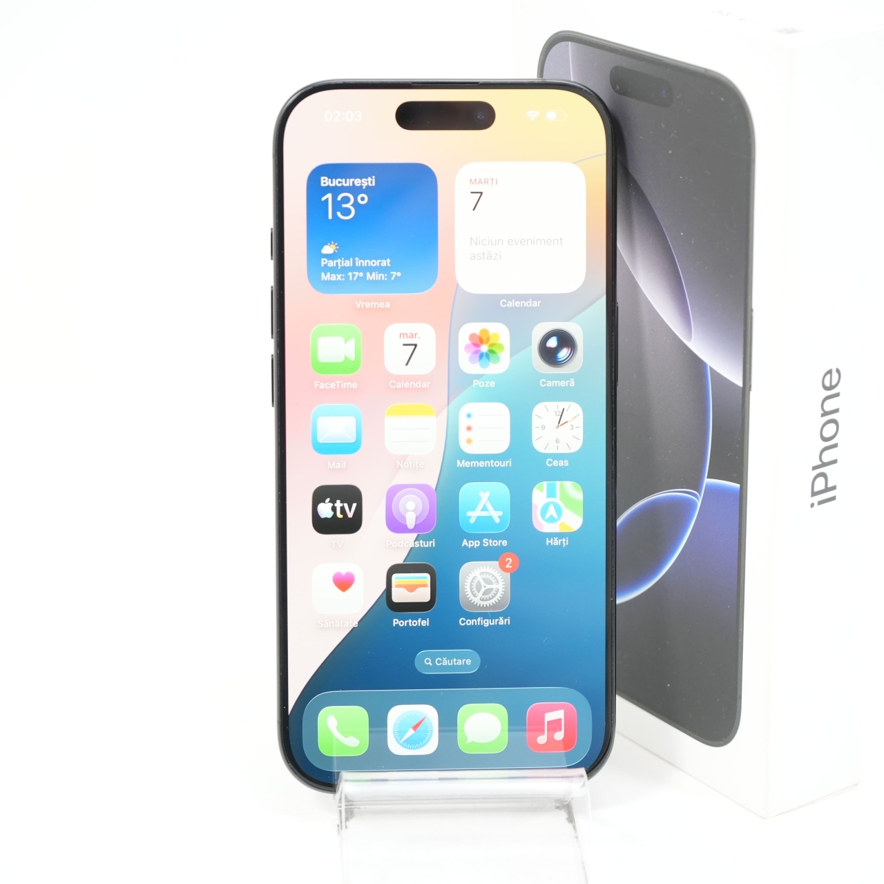 Telefon Apple iPhone 16 Pro 256GB, Black Titanium - imagine 6