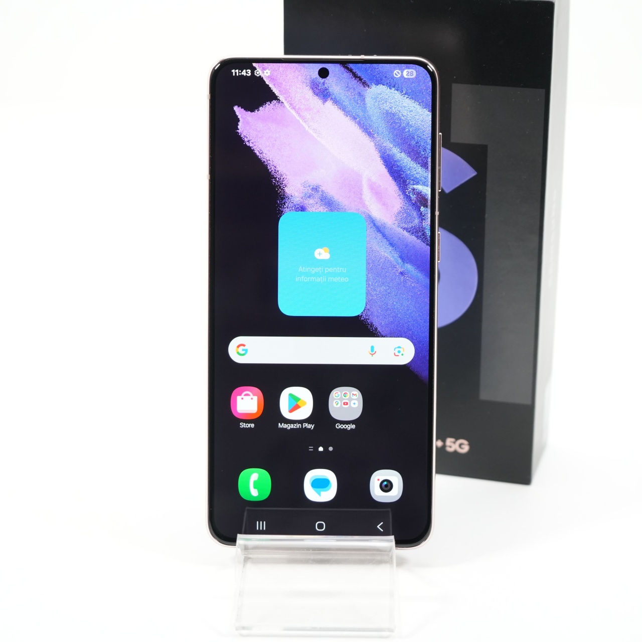 Telefon Samsung Galaxy S21+ 128GB, Phantom Violet - imagine 2