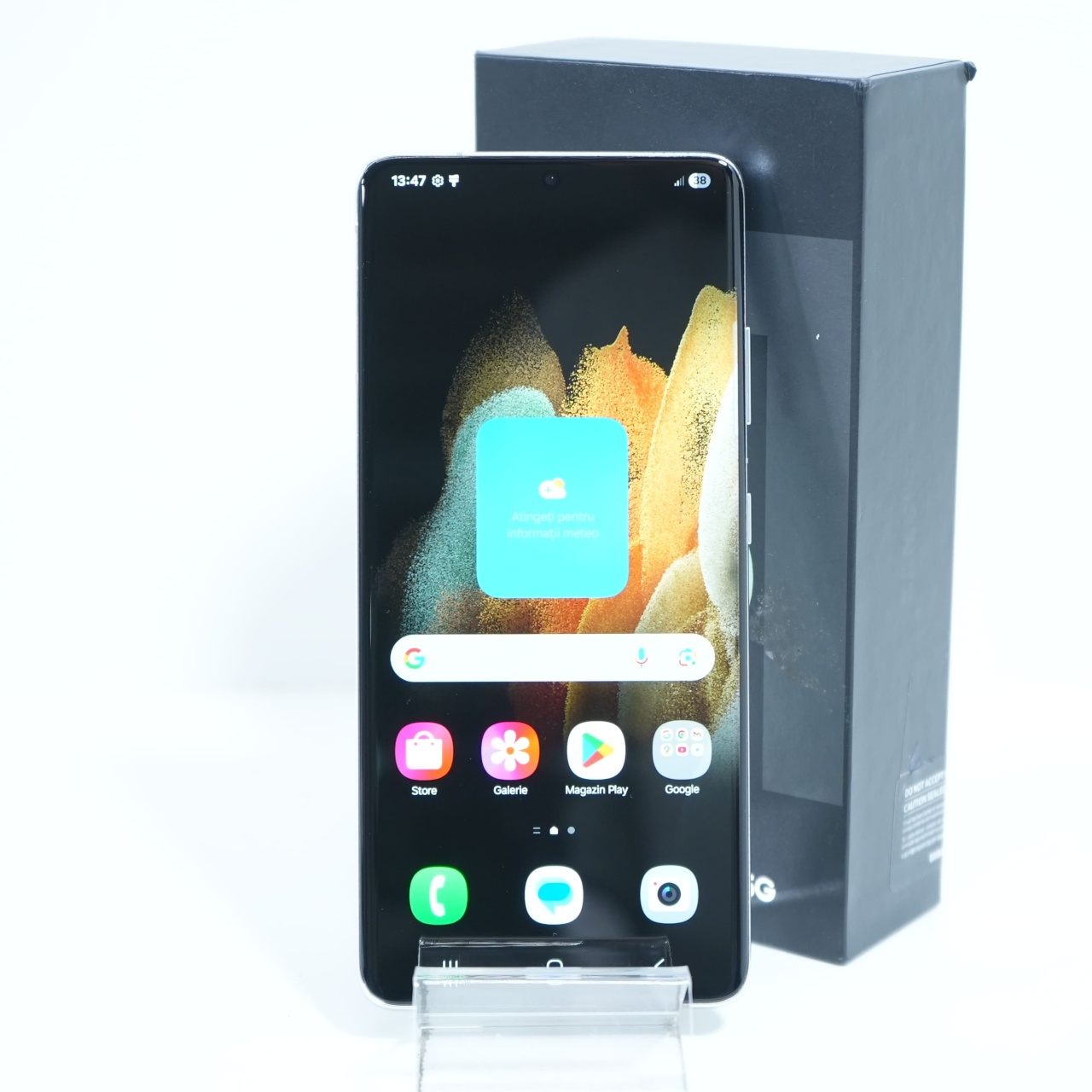 Telefon Samsung Galaxy S21 Ultra 128GB, Phantom Silver - imagine 8