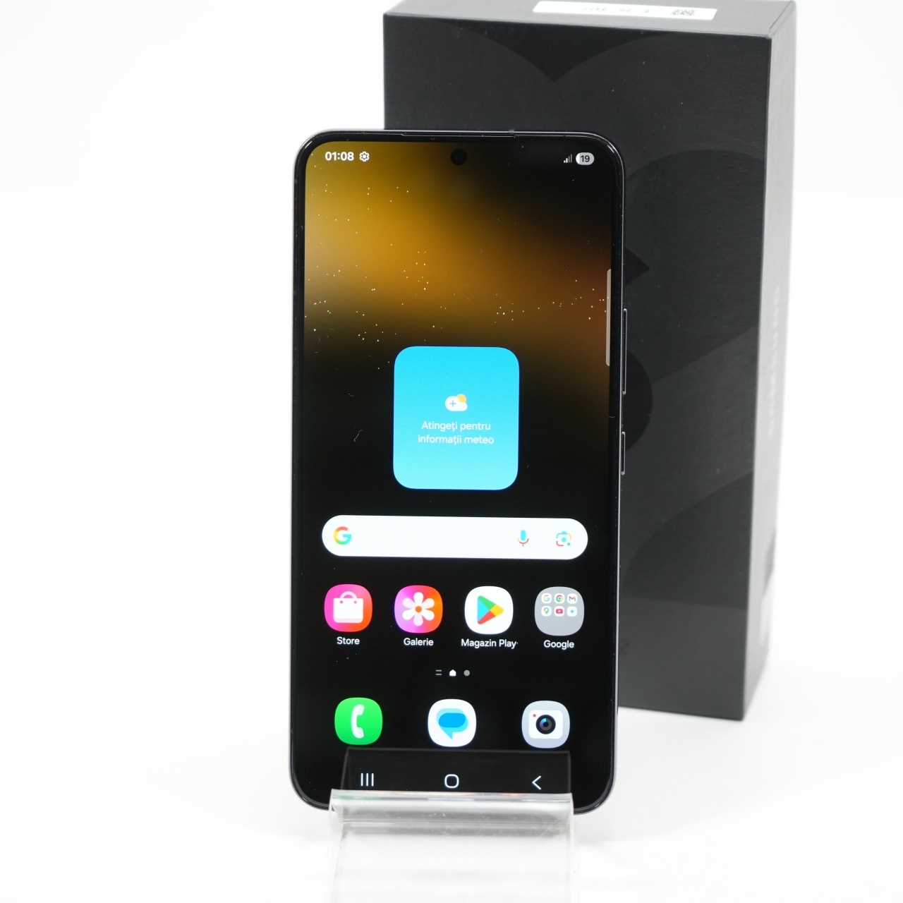 Telefon Samsung Galaxy S22 256GB, Phantom Black - imagine 2