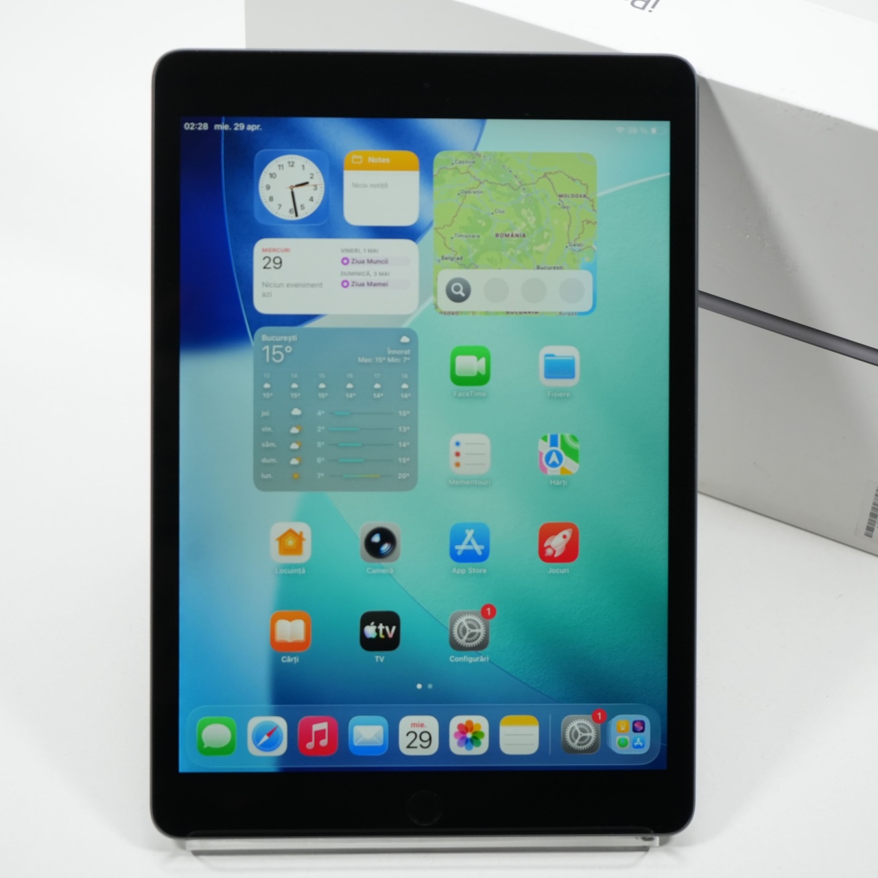 Tableta Apple iPad 10.2 (2021) 64GB, 3GB, Space Gray - imagine 6