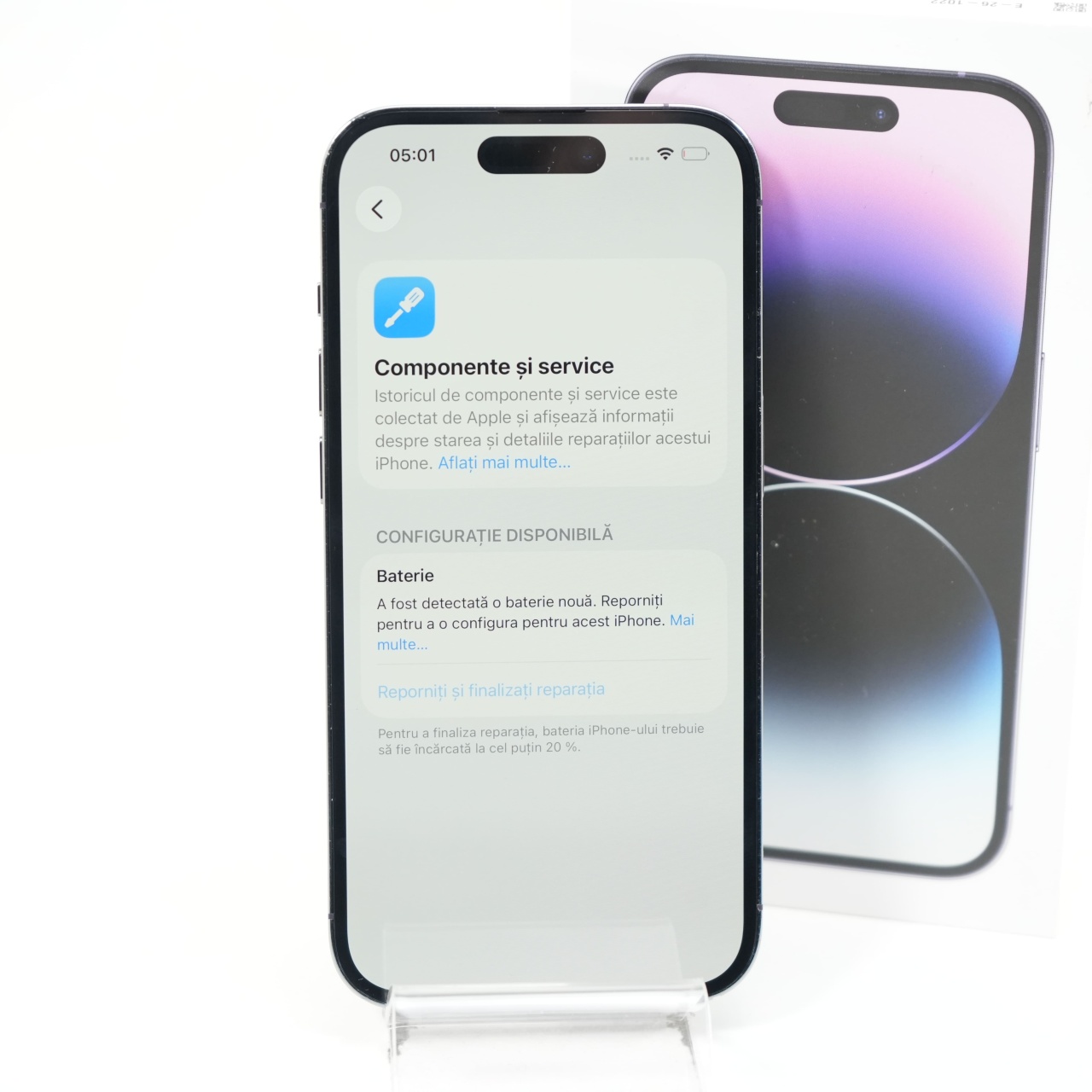 Telefon Apple iPhone 14 Pro 128GB, Deep Purple - imagine 8